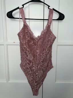 Francesca's Lace Bodysuit Pink Size XS - $10 New With Tags - From Jenna