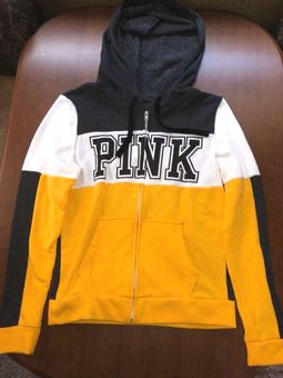 Yellow victoria secret hoodie Clearance