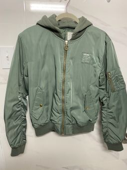 H&M Green Bomber Jacket