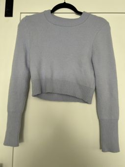 Soft-touch cropped sweater