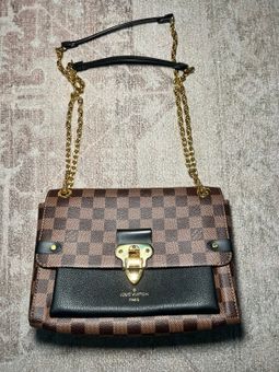 Louis Vuitton Brown, Pattern Print Damier Ebene Vavin PM