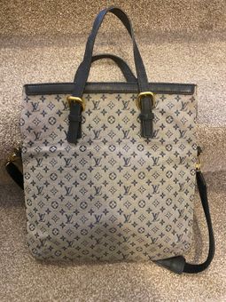 Louis Vuitton Grey x Navy Monogram Mini Lin Francoise 2way Tote