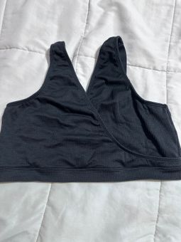 Wrap Seamless Ribbed Bralette