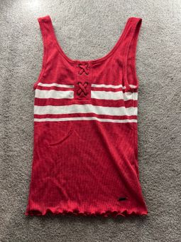 Hollister red hotsell tank top