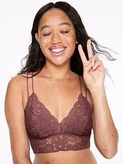 PINK - Victoria's Secret VS PINK Crochet Lace Bralette Size XS - $15 (50%  Off Retail) - From Makayla