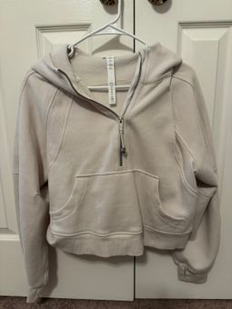 Lululemon Scuba Half-Zip Hoodie White - $85 - From Taylor