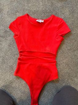 Nicola Bodysuit Red