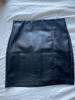 Leather skirt garage cheap