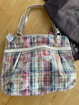 Coach Vintage Purse Rainbow Plaid Multiple - $75 (62% Off Retail) New With  Tags - From Sarah
