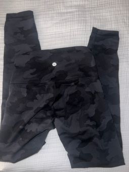 Lululemon Black Camo Leggings 25 Size 4 - $55 (53% Off Retail