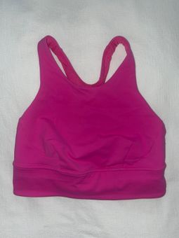 Lululemon Wunder Train Longline Bra Sonic Pink Size 8