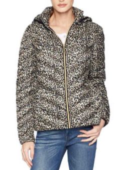 Michael kors leopard print clearance jacket