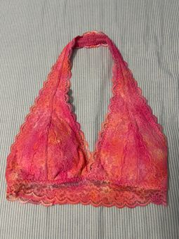 Gilly Hicks lace halter bralette Pink Size XS - $11 - From Lily