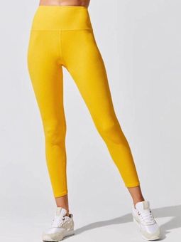 Carbon 38 NWT Ribbed 7/8 Legging Yellow Size XS - $48 (62% Off