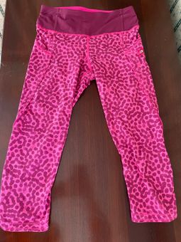 Lululemon Run Top Speed Crop Cheetah 