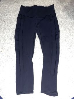 Lululemon invigorate 23 inch black cropped leggings size 10 - $48 - From Ava