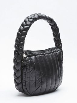 Think Royln Kelsie Bag Braided Hobo in Black