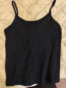 Brandy Melville Ribbed Black Tank Top - $15 - From cat