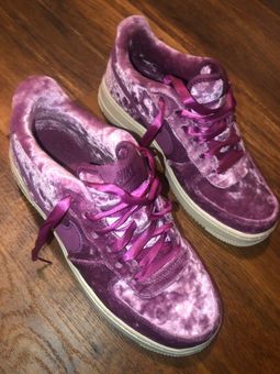 Nike Purple Velvet Air Force 1's Size 6 