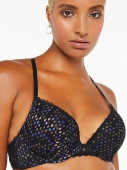 Savage x Fenty Black Disco Lace Push Up Bra underwire padded 36DD 36 DD 36E  new Size undefined - $25 New With Tags - From Jenny