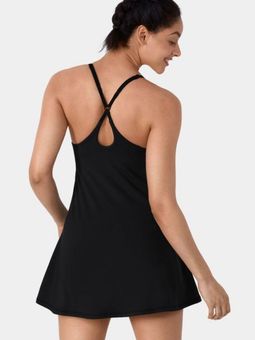 Adjustable Strap Dress - Black
