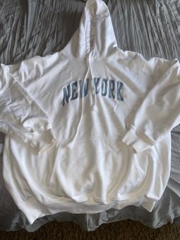 Brandy Melville New York Hoodie White - $32 (33% Off Retail) - From Erica