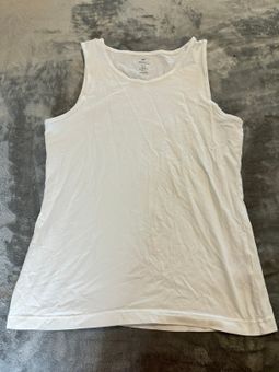 Regular Fit Tank Top, White