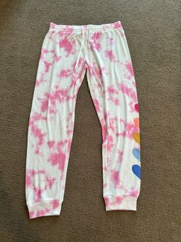 P.J. Salvage Pink Tie Dye Joggers Size L 35 From Rachel