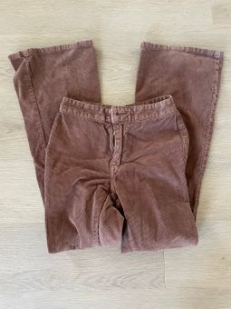 Brandy Melville Brown Corduroy Flare Pants Size 24 - $22 - From J