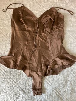 SKIMS Silk Teddy Brown Size XL - $49 New With Tags - From Rebecca