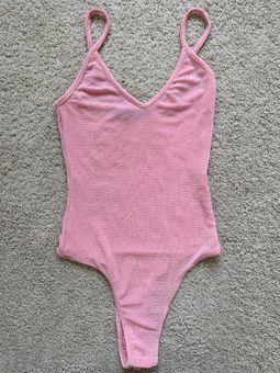 Pink Glitter Bodysuit