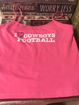 Dallas Cowboys PINK Crop Jersey  Dallas cowboys outfits, Dallas