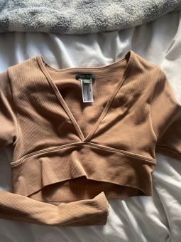 Wild Fable Top Brown Size XS - $13 (35% Off Retail) - From caroline