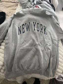 Brandy Melville New York Sweatshirt Gray - $25 (44% Off Retail