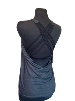 Lululemon  Wild Tank Heathered Black / Desert Snake Deep Coal Black Cro…  Size 4 - $31 - From lourdes