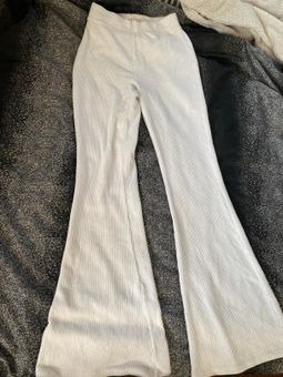 Aeropostale Ribbed Flare Pants White - $22 (56% Off Retail) - From