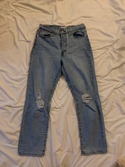 Wedgie Straight Jeans - Blue