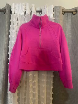 Lululemon Scuba Half- Zip Funnel Neck Pink - $105 (11% Off Retail) New With  Tags - From Rose