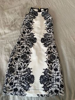 B darlin black and white dress cheap