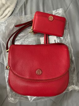 Tory burch clutch hot sale red