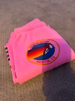 Aviator Nation Sweatpants - Neon Pink