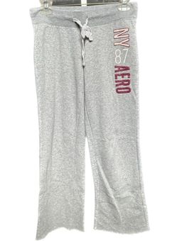 Aeropostale Women's Sweatpants Wide leg Jogger Size XS Gray - $14