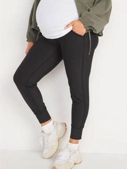 Old Navy Maternity High Waisted PowerSoft 7/8-Length Jogger Pants Black XS  Size undefined - $32 - From Meagan