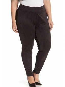 Seven7 Suede and Ponte Ultra High Rise Leggings Pants 2X - $18