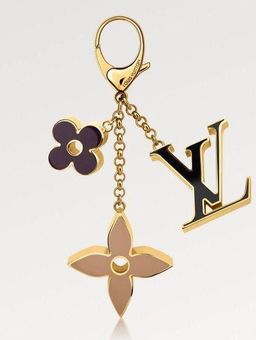 Louis Vuitton Fleur de Monogram Bag Charm Chain