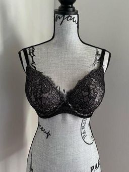 Victoria's Secret 36DDD Very Sexy Push-up black lace bra Size