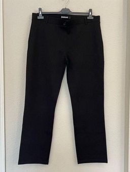 Betabrand Black Straight Leg Classic Dress Pant Yoga Pants