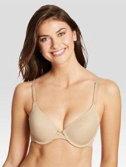 Maidenform NEW Womens 38DD Self Expressions Demi Bra Beige Nude T