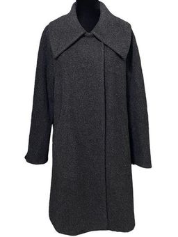 Women's Hilary Radley Black Long Coat