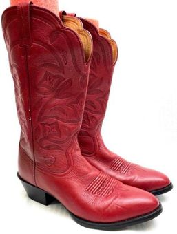 Ariat Red Cowboy Boots - Heritage R Toe Western Boot Size 9 - $80 (50% Off  Retail) - From Taylor